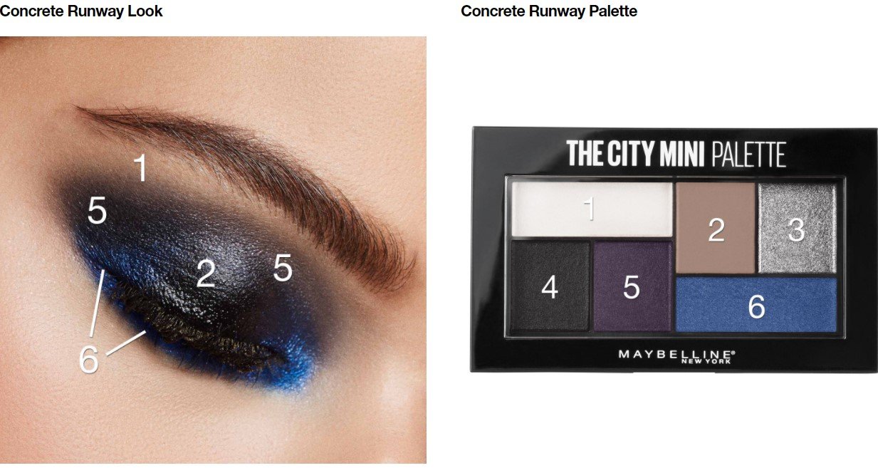 Maybelline City Mini Palette opzione Macro occhio concrete runway